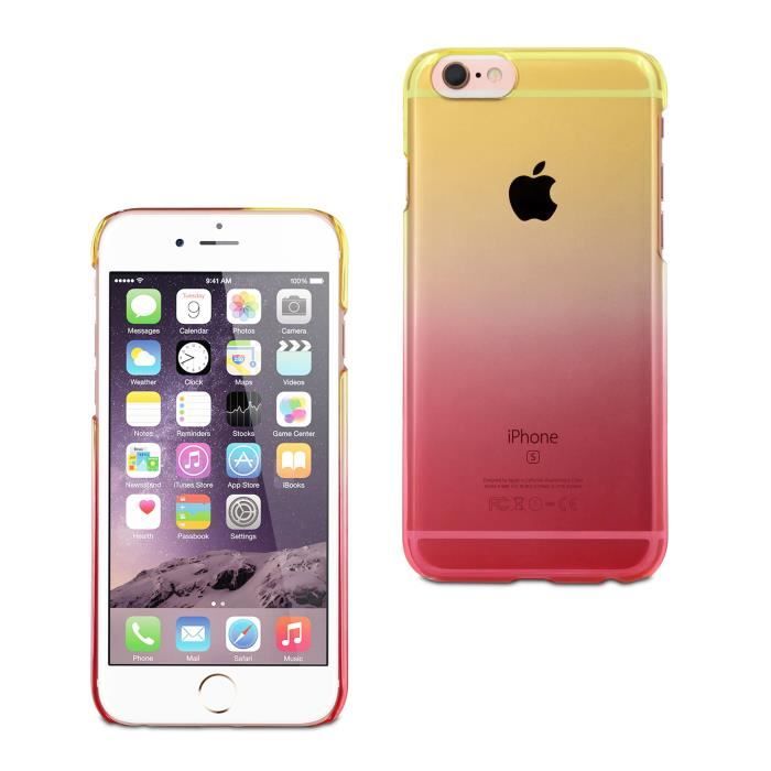 COQUE ASC VEGAS JAUNEROSE IP6/6S ML