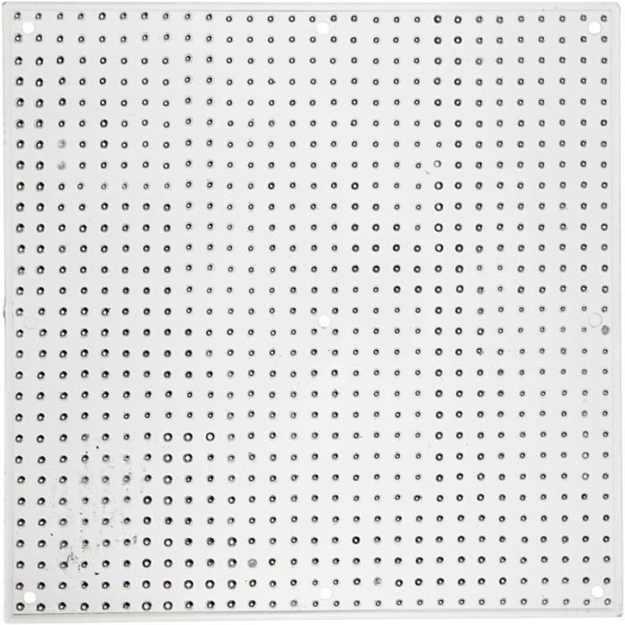 Plaque Perle a Repasser, 4 pièces de modèles de perles à repasser carrés avec 10 papiers à