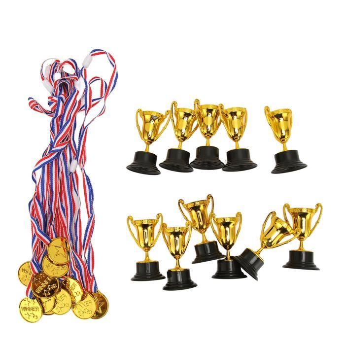 Trophée Doré MAGICLULU 19cm Avec Base Plastique | Pour Compétitions, Événements, Récompenses