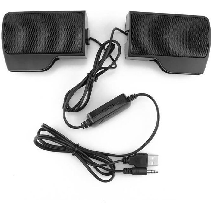 Enceinte de l'ordinateur Portable hauts-parleurs Multimedia stéréo Speaker  - Cdiscount Informatique