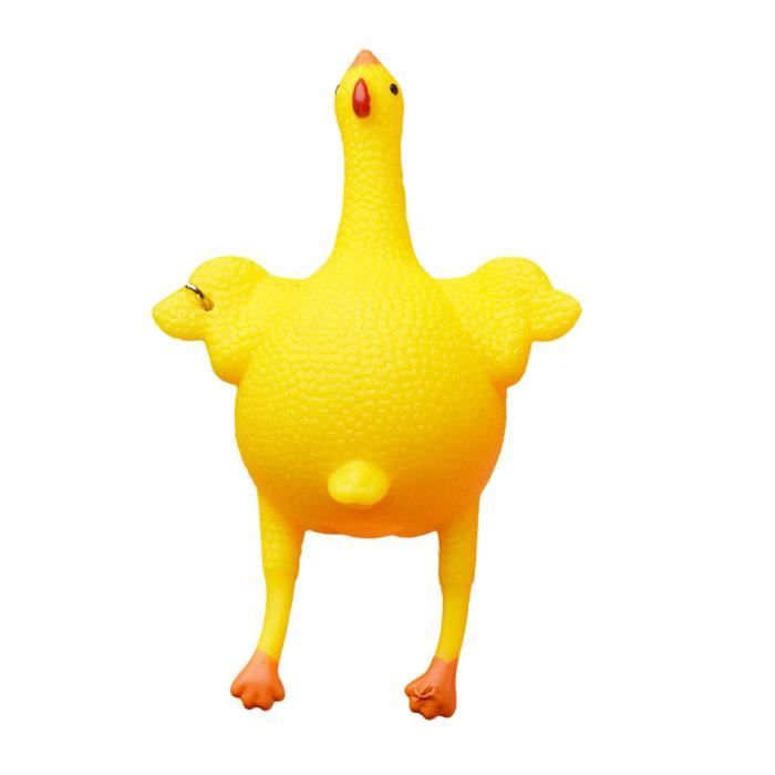 Poussin Sauteur à Remonter - Jouet Pelucheux De Pâques - Sautille Et Rebondit - Idéal Pour Chasses Aux œufs