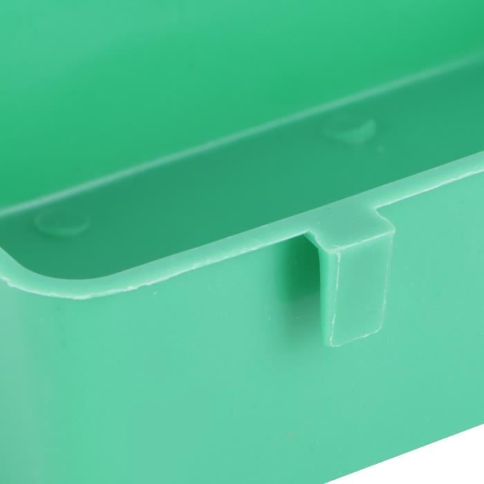Lot De 2 Bols Mangeoire Pour Oiseaux En Acier Inoxydable - Cage