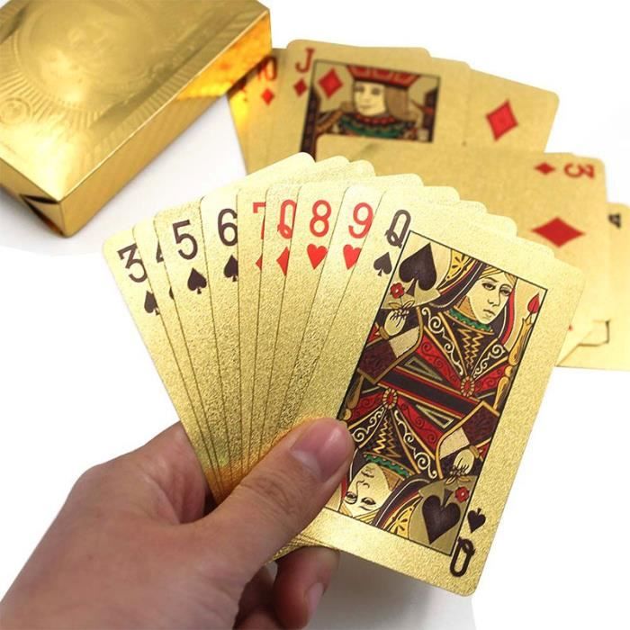 Jeux De Carte En Or Cdiscount