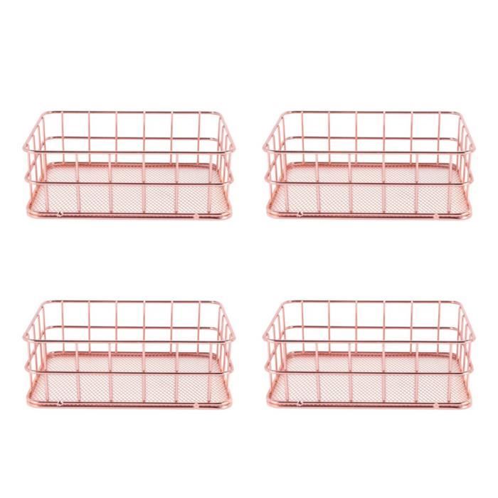 KEENSO Lot De 2 Paniers De Rangement En Fil Pour Congélateur