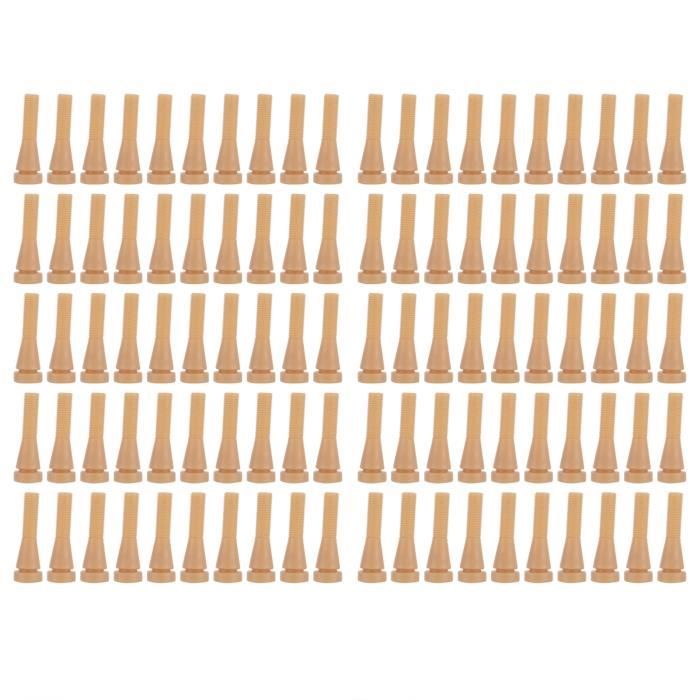 Meilleurs prix pour Sonew Doigts de plumage de plumes 100pcs Cueilleur de Machine à Plumer de Volaille Bâton d'Épilation en Caoutchouc pour Canards