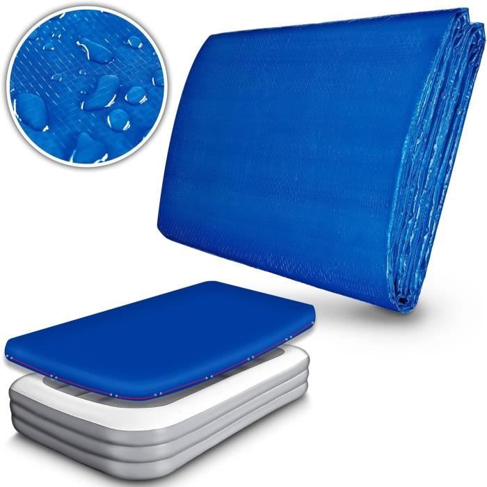 Bâche Piscine Chien,Housse De Piscine Ronde Pliable,Bâche Piscine Ronde Pliable Bache Piscine Ronde Avec Cordon De Serrage Impermeable A Eau Et A Poussiere 210 90cm 96882873