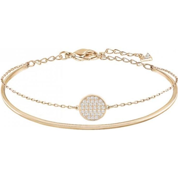 Bracelet Jonc Swarovski Ginger Rosé Doré - 5274892 Rose