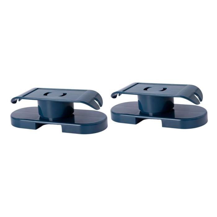 Support Mural Sans Vis Pour Enceinte D4/D5 – Bleu Élégant Avec Gestion Câbles Cachés, Installation Facile Et Rapide
