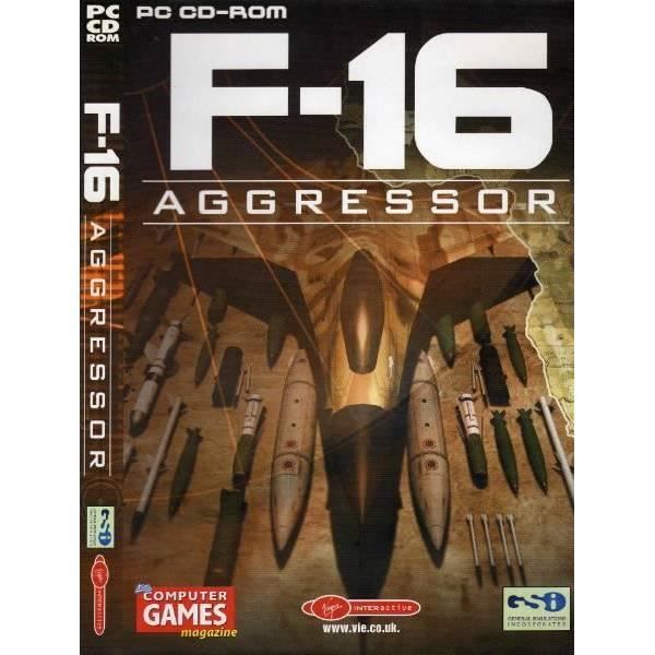 F-16 Aggressor - Jeu De Simulation Aérienne PC - Version Française - Bon état