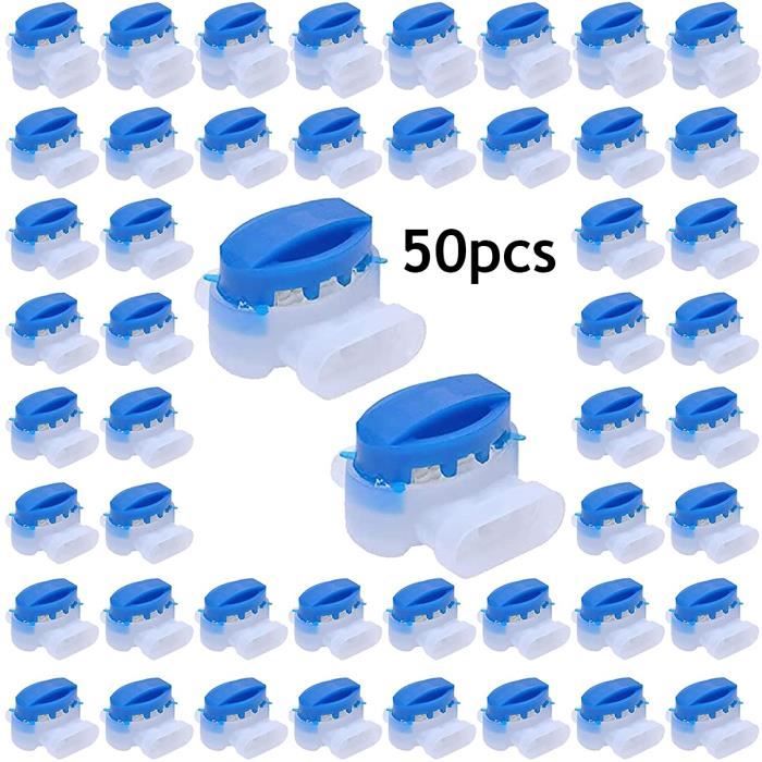 Connecteur Fil Robot Tondeuse,15 Pcs Connecteur Cable Robot Tondeuse,50
