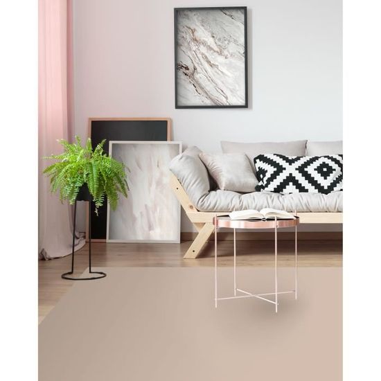 Tapis Vinyle Pour Cuisine/Salle De Bain - Motif Carrés Roses - 40x80 Cm - Antidérapant, Imperméable - 2