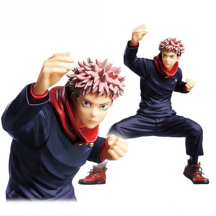 Zhongkaihua JJK Ensemble de figurines d'anime édition combat, Itadori Yuji Figurines de collection 16 cm, statues JJK Merch pour décoration cadeau
