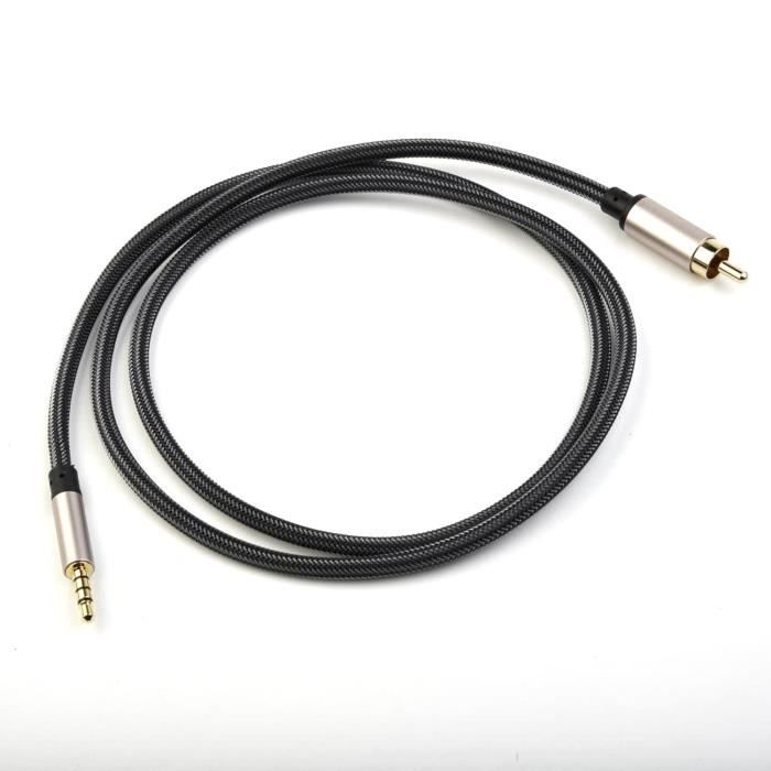 Câble RCA Jack 3.5mm Femelle Vers 2 RCA Mâle Audio Câble Stéréo, 1m - Foto 8