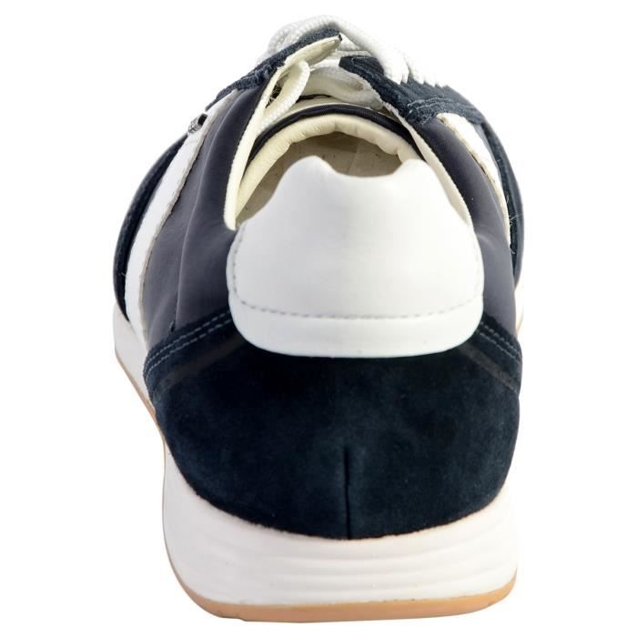Basket Geox Homme U Arsien A Navy Cuir Confort exceptionnel Navy Cdiscount Chaussures