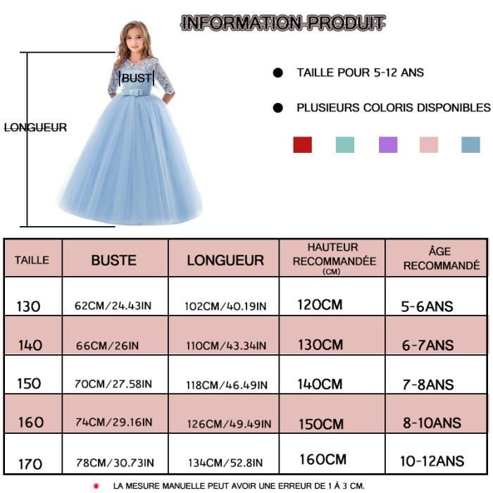CinheyU Filles Déguisement Licorne Robe pour Noël Halloween Canaval