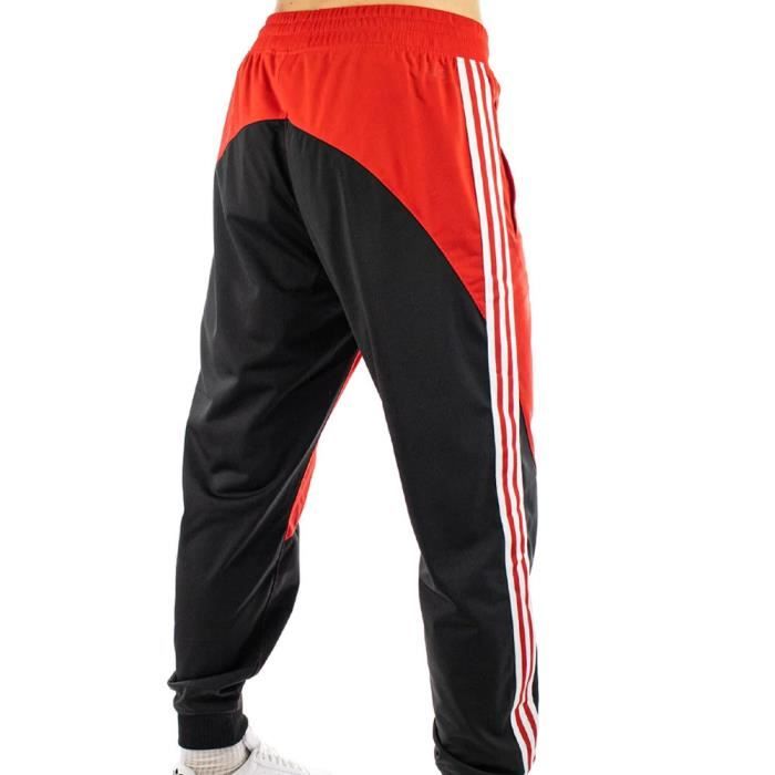 Jogging adidas noir bande rouge sales