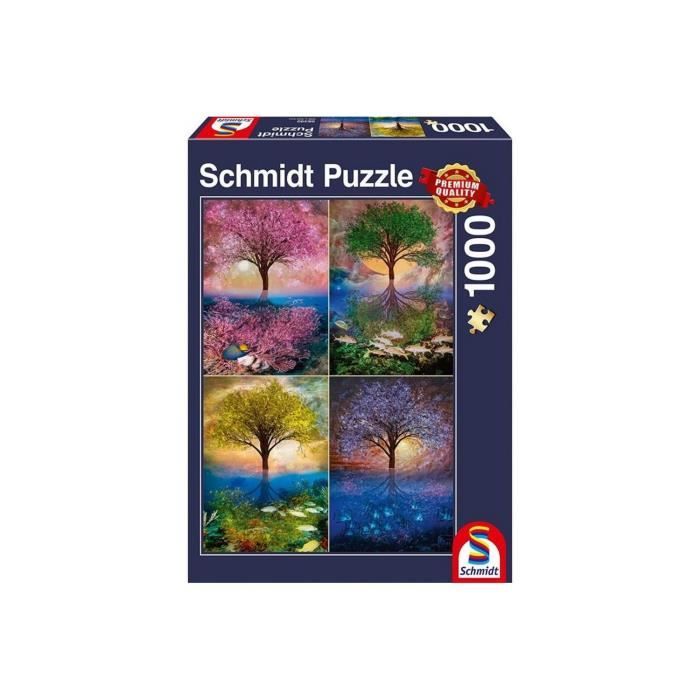 Schmidt Puzzle 1000 pièces : Paysage de montagne idyllique pas cher 