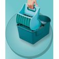 Kit de nettoyage sol Profi Compact 55092 Leifheit - Ensemble de nettoyage balai à plat avec mop 42 cm et seau à essorage presse-2