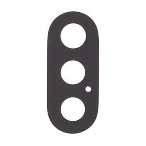 Cache Lentille Caméra Arrière Pour IPhone X Noir - Pièce De Rechange Générique, Neuf
