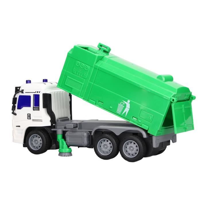 Camion Poubelle Jouet Avec 6 Poubelles & 180 Cartes - Lumières & Sons - Éducatif Tri Déchets - Enfants 3+ Ans - 12
