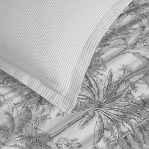 Parure de draps 4 pièces Maori Blanc pour lit 160 x 200 cm Grande