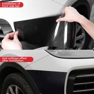 Protection Anti-rayures Pour Porte De Voiture - Bande Adhésive Fibre De Carbone 300 X 5 Cm - Résistante Aux Chocs, Décorative