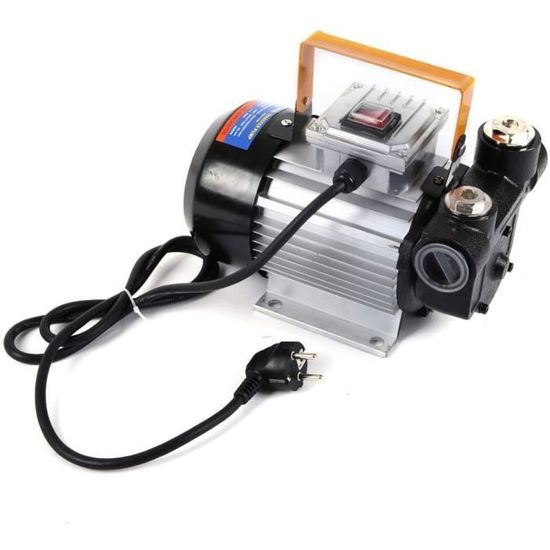 Pompe à Diesel 230V Auto-amorçante – 200W, Débit 50 L/min, Avec Filtre Et Tuyaux (pour Transfert Fioul, Gasoil)