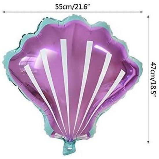 Grand Ballon Sirene 3 Ans Pour Anniversaire D Enfant Decoration Fille 1 Ballon Sirene Xxl 3 Chiffres 1 Ballon 4 Ballons A Cdiscount Maison