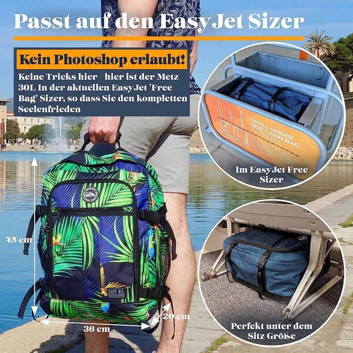 Sac à dos Cabin Max Metz 30L Rouge 45x36x20 cm