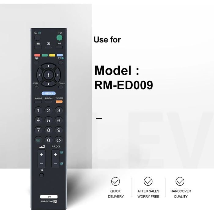 Rm-Ga012 Remplacer La Télécommande Pour Sony Bravia Lcd Tv Kdl-40Z4500