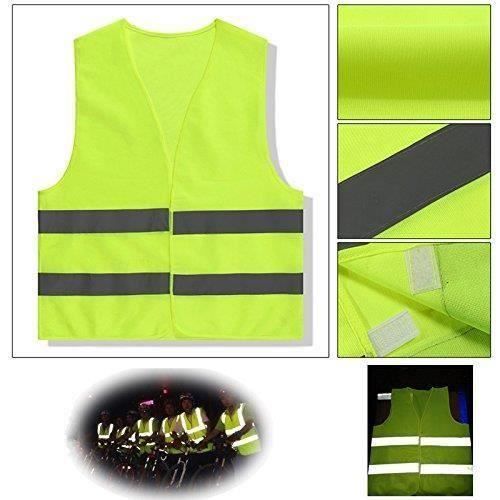 Gilet De Sécurité Haute Visibilité Pour Voiture - Taille Unique, Bandes Réfléchissantes 360° - Conforme Aux Normes