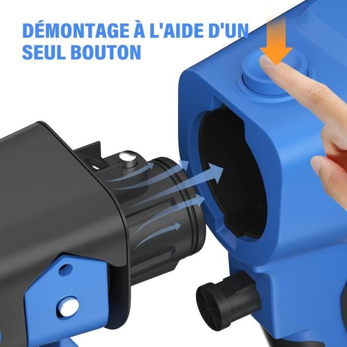 Pulvérisateur De Peinture électrique Pulvérisateur De Peinture Portable, 300 Ml/min Pistolet De