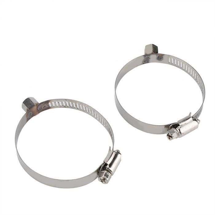 Garde Échappement Moto Bouclier Thermique Tuyau Moyen - Protection Tube Liaison Échappement