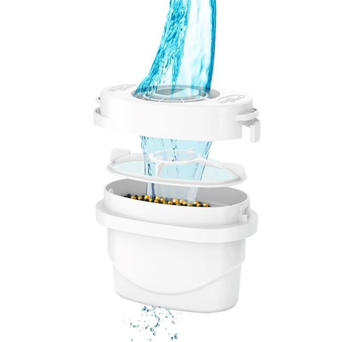LITTLE BALANCE 8591 Caraffa filtrante trasparente + 1 filtro, riduce