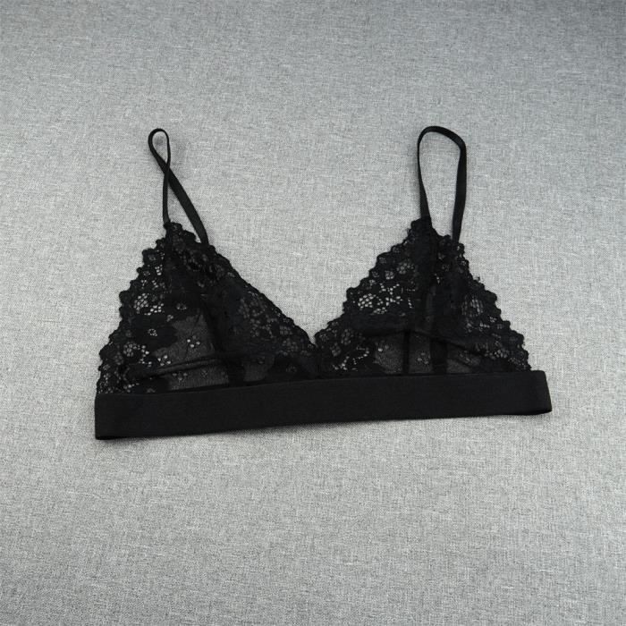 Ensemble Soutien-Gorge 3 Pièces Dentelle Chantilly Rose & Noir 34DD - Dream Angels - Neuf Avec Étiquettes