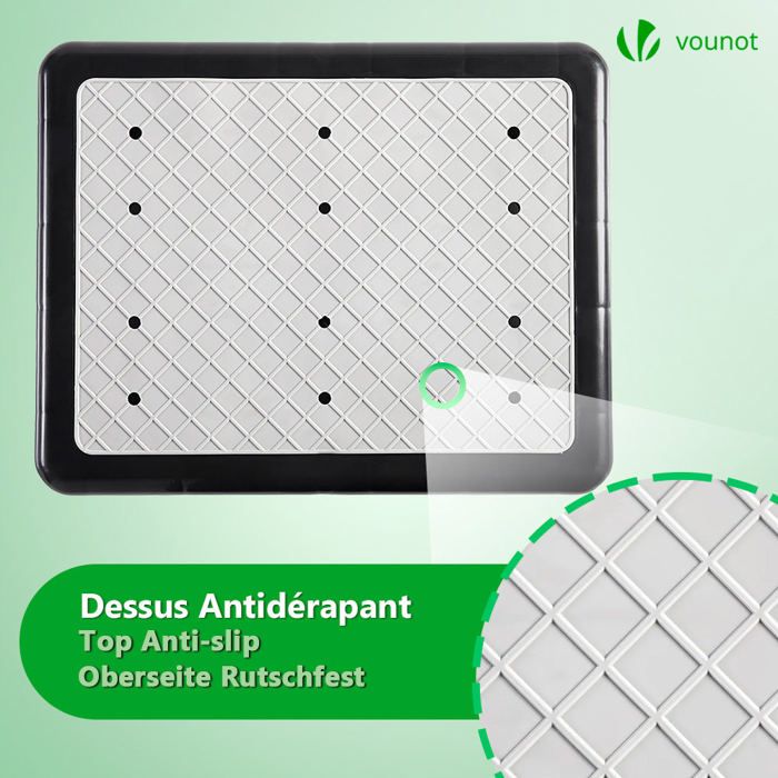 Lot De 2 Marchepieds Antidérapants Pour Enfants Marco Paul - Plastique Blanc, 36x24x14 Cm, Max 35kg