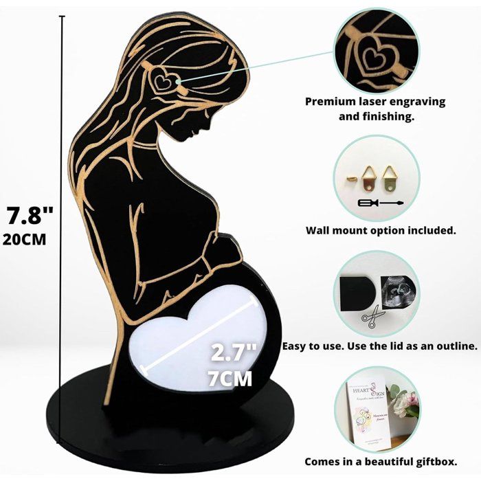 Premier cadre photo de bébé,cadre d'échographie sonogramme pour cadeau