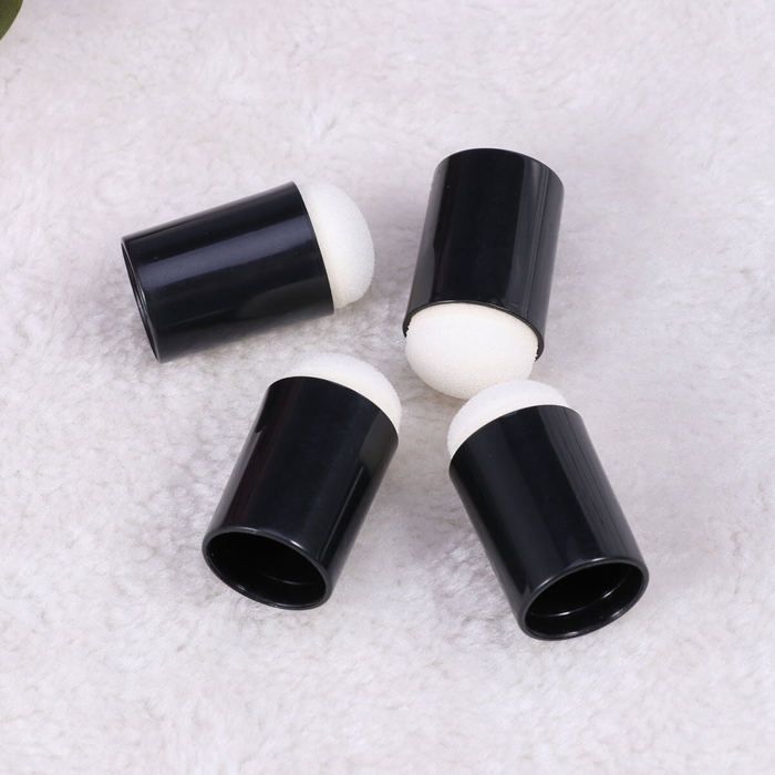 Lot De 40 éponges à Doigts Pour Peinture, Dessin, Travaux Manuels – Tête 1,8 Cm, Poignée 3,3 Cm, Boîte Incluse
