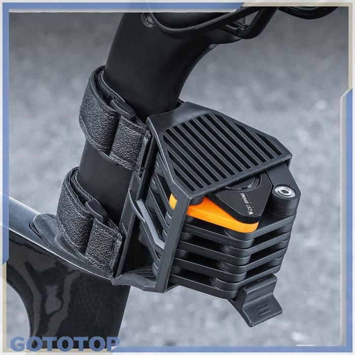 Guide-chaîne Pliable Pour Brompton En Alliage Alu – Design Creux, 47g, Compatible Mono/2/3/6 Vitesses, Noir