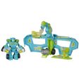 Figurine Transformers Playskool Rescue Bots Academy - Robot Secouriste Hoist et Remorque électronique de 11 cm-0