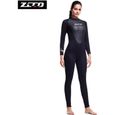 3mm néoprène combinaison de plongée sous-marine costume femmes maillot de bain thermique profonde chasse-0