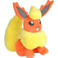 Pokémon peluche Flareon junior 20 cm peluche orange/jaune-0