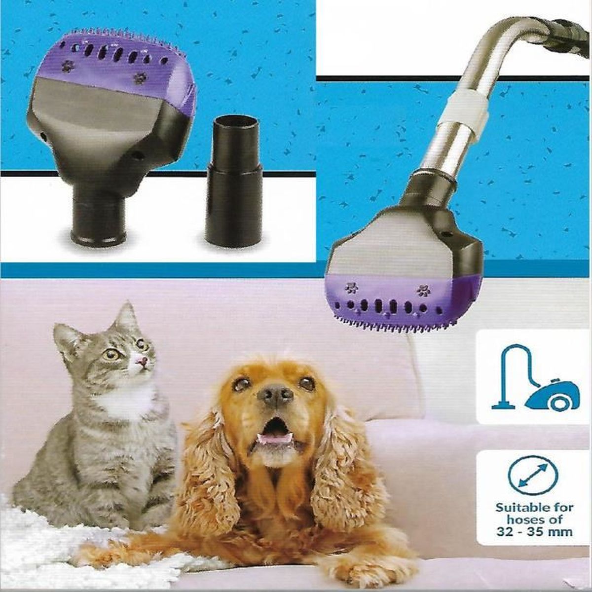 Embout Brosse Spécial Poils Danimaux Pour Aspirateur Brosse