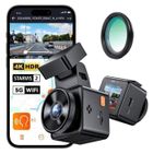 VANTRUE Element-1 PRO 4K Dashcam Voiture, Caméra Embarquée Mini WiFi GPS, Contrôle Vocale Français, HDR Mode Parking du Tampon