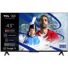 TCL 43P6K - TV LED 43" (109 cm) - 4K UHD 3840x2160 - HDR10+ - Google TV - 3xHDMI 2.1 - WiFi