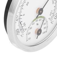 ROM hygromètre à cadran Type de cadran Thermomètre Hygromètre Mini Hygromètre pour Humidificateurs Serre Jardin Maison