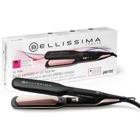 Bellissima XL ION - Lisseur pour Cheveux Longs et Crépus - Plaques Larges - Revêtement Céramique  Kératine - Technologie Ion Car125