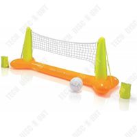 TD® Support de volley-ball gonflable en PVC terrain de volley-ball d'eau support de volley-ball anneau adulte jeu d'eau rangée