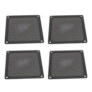 Grille De Ventilation + Filtre à Poussière 80x80mm 45ppi – Neuf, 3 Parties, Par Lumonic