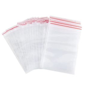 VOSAREA Lot De 50 Pochettes De Rangement En Plastique